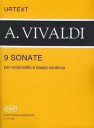 9 SONATE PER VIOLONCELLO E BASSO CONTINUO VIOLONCELLE