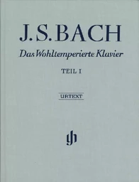 JEAN SEBASTIEN BACH : LE CLAVIER BIEN TEMPERE VOL. 1 - AVEC DOIGTES - BWV 846-869 - COUVERTURE LIN