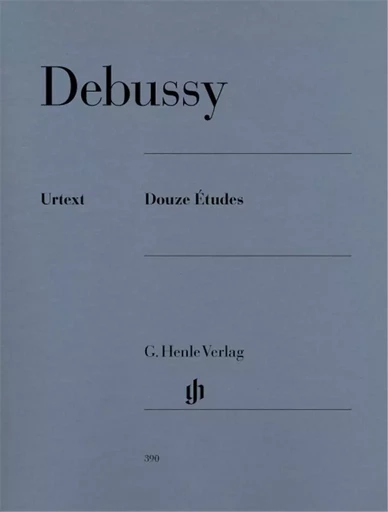 CLAUDE DEBUSSY : DOUZE ETUDES - PIANO -  CLAUDE DEBUSSY - HENLE