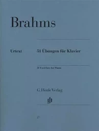 BRAHMS :  51 EXERCISES POUR PIANO