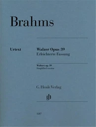 JOHANNES BRAHMS : VALSES OP. 39 - VERSION SIMPLIFIEE (16 VALSES)