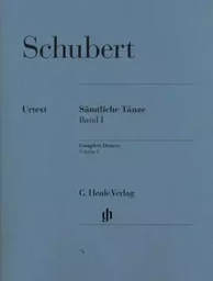 FRANZ SCHUBERT : EDITION INTEGRALE DES DANSES VOL. 1 - AVEC DOIGTES - PIANO