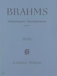 JOHANNES BRAHMS : VARIATIONS SUR UN THEME DE SCHUMANN OP. 9 - PIANO