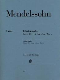 MENDELSSOHN : SONGS WITHOUT WORDS - ROMANCES SANS PAROLES - PIANO