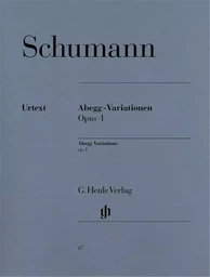 ROBERT SCHUMANN : VARIATIONS ABEGG OP. 1