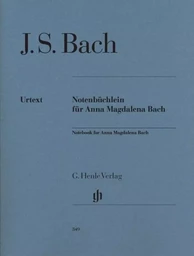 JEAN SEBASTIEN BACH : PETIT LIVRE POUR ANNA MAGDALENA BACH - AVEC INDICATIONS DE DOIGTES - PIANO