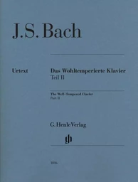 JEAN SEBASTIEN BACH : LE CLAVIER BIEN TEMPERE VOL. 2 - SANS DOIGTES - BWV 8870-893