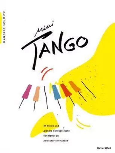 MINI-TANGO HEFT 1 FUR KLAVIER ZU 2 UND 4 HANDEN PIANO -  MANFRED SCHMITZ - BREITKOPF