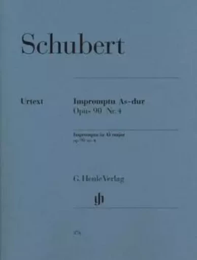 FRANZ SCHUBERT : IMPROMPTU EN LA BEMOL MAJEUR -  OP.90 NO.4 D899 -  SCHUBERT FRANZ - HENLE