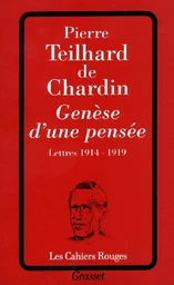 Genèse d'une pensée