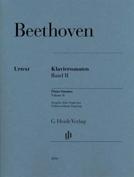 LUDWIG VAN BEETHOVEN : SONATES POUR PIANO, VOLUME 2  EDITION SANS DOIGTES - PIANO -  RECUEIL