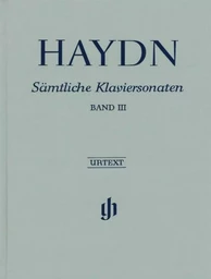 JOSEPH HAYDN : EDITION INTEGRALE DES SONATES POUR PIANO VOLUME 3 - COUVERTURE RIGIDE EN LIN