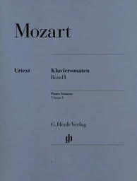 WOLFGANG AMADEUS MOZART : SONATES POUR PIANO, VOLUME 1