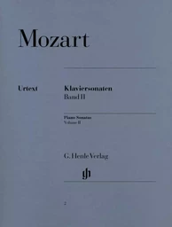 WOLFGANG AMADEUS MOZART : SONATES POUR PIANO, VOLUME 2