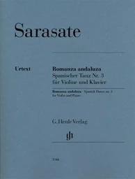 PABLO DE SARASATE : ROMANZA ANDALUZA (DANSE ESPAGNOLE N 3) OP. 22 N 1 POUR VIOLON ET PIANO