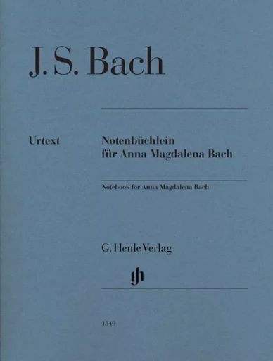 JEAN SEBASTIEN BACH : PETIT LIVRE POUR ANNA MAGDALENA BACH - SANS INDICATIONS DE DOIGTES - PIANO -  JEAN SEBASTIEN BACH - HENLE