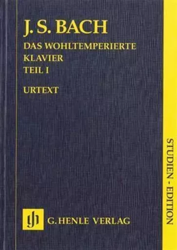 LE CLAVIER BIEN TEMPERE I BWV 846-869 -  BACH JOHANN SEBASTIA - HENLE