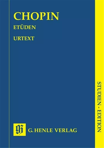 FREDERIC CHOPIN : ETUDEN - ETUDES -  FREDERIC CHOPIN - HENLE