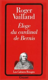 Eloge du cardinal de Bernis