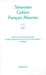 Nouveaux cahiers Francois Mauriac n°05