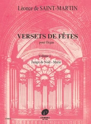 VERSETS DE FETES - T01 - VERSETS DE FETES V1 --- ORGUE - TEMPS DE NOEL - MARIE