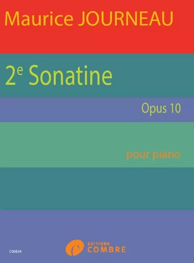 DEUXIEME SONATINE OPUS 10 --- PIANO - EDITION BILINGUE -  JOURNEAU MAURICE - COMBRE