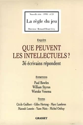 La règle du jeu n° 21