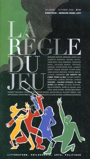 La règle du jeu n°41 -  Collectif - GRASSET