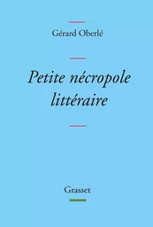 Petite nécropole littéraire