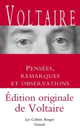 Pensées, remarques et observations - Inédit