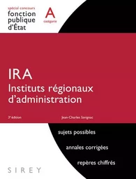 IRA - Instituts régionaux d'administration 3ed