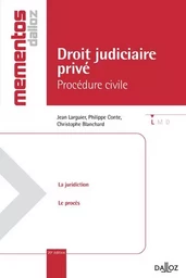 Droit judiciaire privé - Procédure civile 20ed