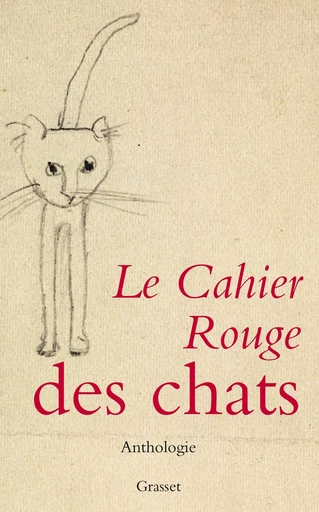 Le cahier rouge des chats -  Collectif - GRASSET