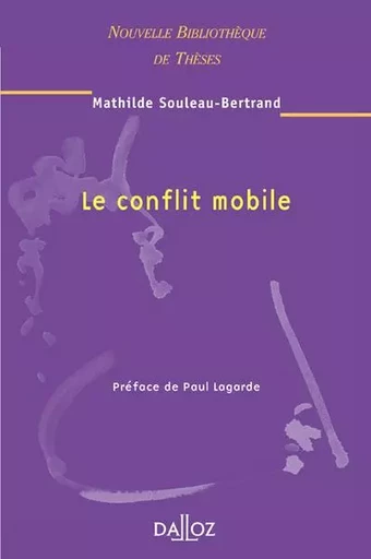 Le conflit mobile - Tome 50 - Mathilde Souleau-Bertrand - Groupe Lefebvre Dalloz