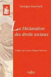 La Déclaration des droits sociaux - Réimpression de l'édition de 1946