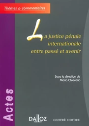 La justice pénale internationale entre passé et avenir