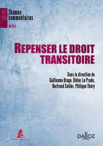 Repenser le droit transitoire -  - Groupe Lefebvre Dalloz