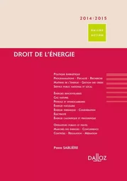 Droit de l'énergie 2014/15