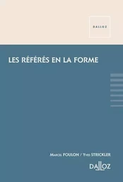 Les référés en la forme