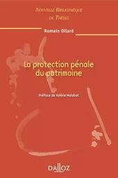 La protection pénale du patrimoine - Volume 98