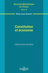 Constitution et économie - Volume 144