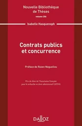 Contrats publics et concurrence - Volume 206