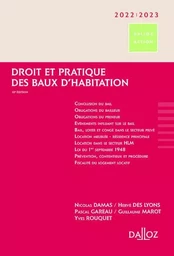 Droit et pratique des baux d'habitation 2022/23 10ed