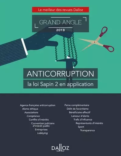 Anticorruption, la loi Sapin 2 en application -  Collectif - Groupe Lefebvre Dalloz