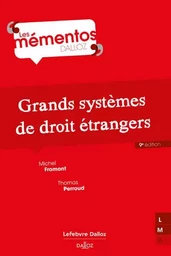 Grands systèmes de droit étrangers 9ed