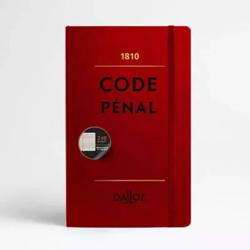 Carnet Code pénal 1810 -  Collectif - Groupe Lefebvre Dalloz