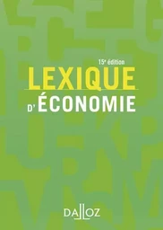 Lexique d'économie 15ed