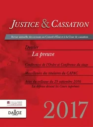 Justice et cassation 2017