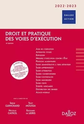 Droit et pratique des voies d'exécution 2022/2023 10ed