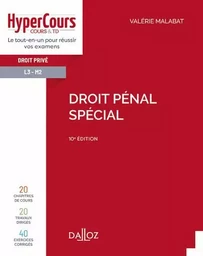 Droit pénal spécial. 10e éd.